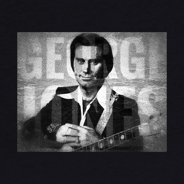 george jones illustration by DOGGIES ART VISUAL